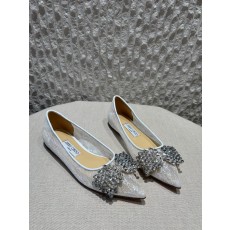 지미추 Jimmy Choo 플랫 White