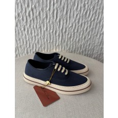 로로피아나 Loro Piana  Nantucket Walk Sneakers Blue Navy