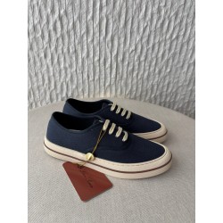 로로피아나 Loro Piana  Nantucket Walk Sneakers Blue Navy