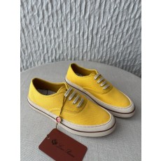 로로피아나 Loro Piana  Nantucket Walk Sneakers Minty Lemon