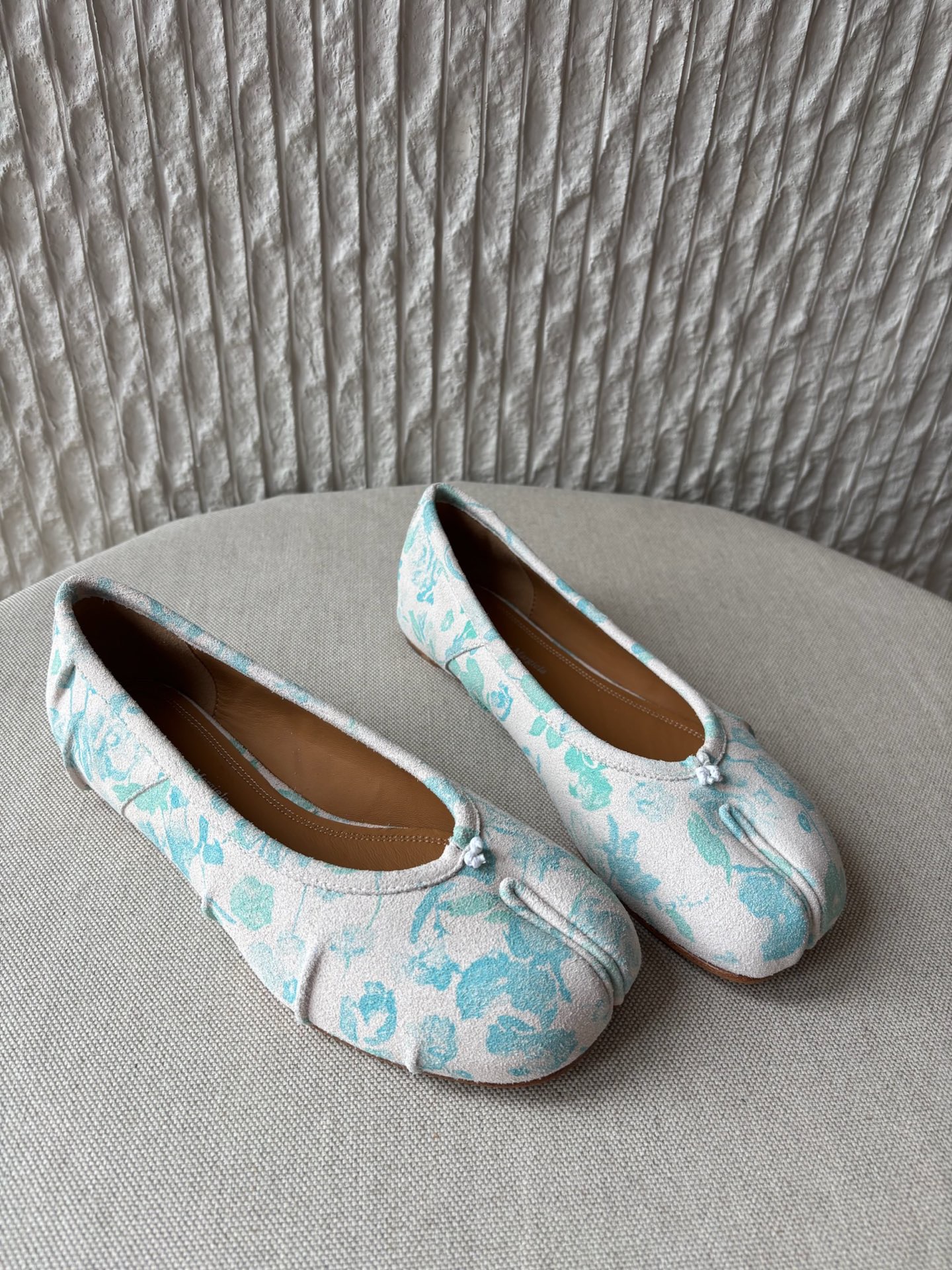 발렌시아가 Maison Margiela 플랫 White Light Blue