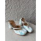 발렌시아가 Maison Margiela Tabi Sandal Pump White Light Blue