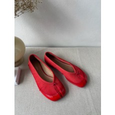 발렌시아가 Maison Margiela Tabi Ballerina Red