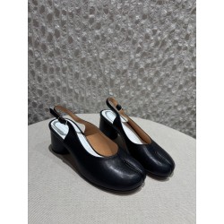 발렌시아가 Maison Margiela Slingback Black