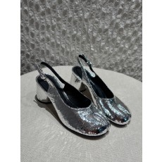 발렌시아가 Maison Margiela Slingback silver