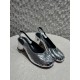 발렌시아가 Maison Margiela Slingback silver