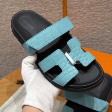 에르메스 Hermes 225 Chypre sandal Matte Alligator&Macaron