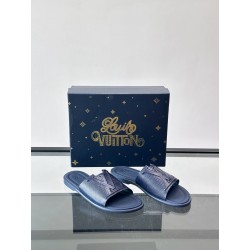 루이비통 Louis Vuitton Lsola 슬리퍼 Blue