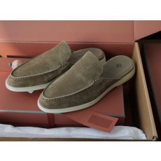 로로피아나 Loro Piana Babouche Walk Loafers Suede