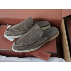 로로피아나 Loro Piana Babouche Walk Loafers Suede