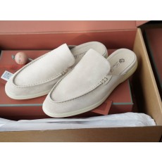 로로피아나 Loro Piana Babouche Walk Loafers Suede
