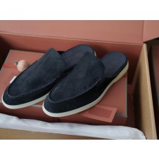 로로피아나 Loro Piana Babouche Walk Loafers Suede