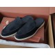 로로피아나 Loro Piana Babouche Walk Loafers Suede
