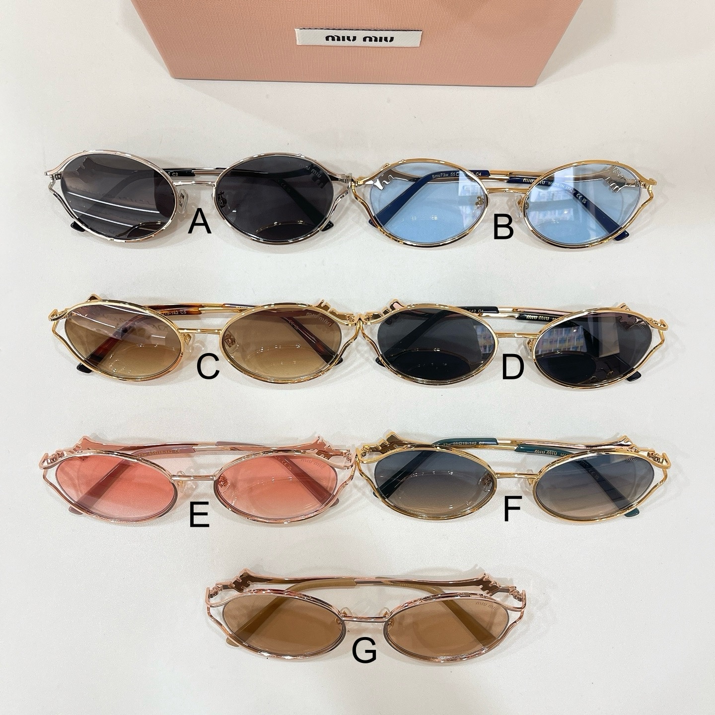 미우 미우 MIU MIU SMU73W 55口19-142