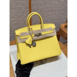 에르메스 Hermes Birkin 25cm Swift 9R Lime/silver