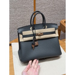 에르메스 Hermes Birkin 25cm Togo 88  Graphite/Rose gold