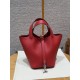 에르메스 Hermes Picotin lock 18cm clemence Q5 Rouge Casque/silver