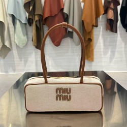 미우 미우 Miu Miu 5BB173 Beau leather bag 28cm