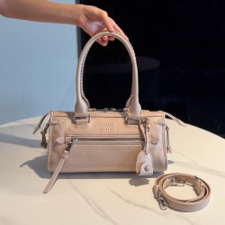 미우 미우 Miu Miu 5BA332 Motorcycle Bag Pink 29cm