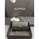 샤넬 CHANEL AP3238 Kelly Flap Phone Holder with Chain Grained Black 18.5cm