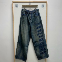 설계사 Balenciaga  Minimal Baggy 청바지 857216TTW661505