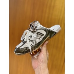 미우 미우 Miu Miu x New Balance 530 SL Deco Calf Leather Mules