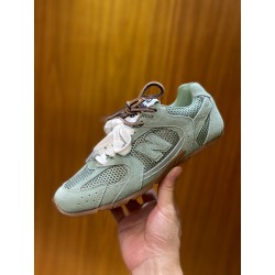 미우 미우 Miu Miu x New Balance 530 SL Suede Mesh Sneakers