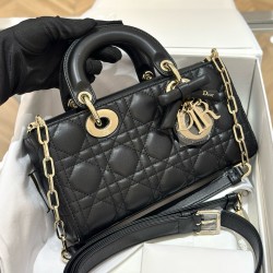 디올 Dior Small Lady D-Joy Bag Black 22cm