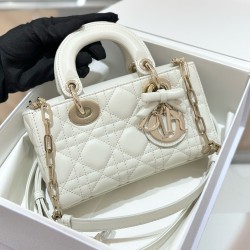 디올 Dior Lady D-Joy Micro Bag White 16cm