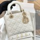 디올 Dior Small Lady Dior Bag White 20cm