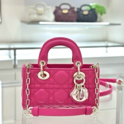 디올 Dior Lady D-Joy Micro Bag Black 16cm