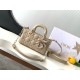 디올 Dior Mini Lady D-Joy Bag Apricot 19cm