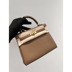 에르메스 Hermes Kelly 25cm Togo Grade 1 3G Alezan/gold