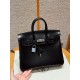 에르메스 Hermes Birkin 25cm Box 89 Noir/silver