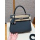 에르메스 Hermes Kelly 25cm Togo H0 Girs Misty/silver