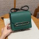 에르메스 Hermes Roulis 18cm Evercolor Z6 Malachite/silver