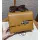 에르메스 Hermes Verrou 17cm Chèvre 2S Sesame/silver