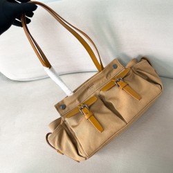 프라다 Prada 1BG645 Route 토트백 Khaki 30cm