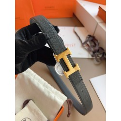 에르메스 Hermes H&double-sided Espom 벨트 24mm