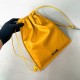 프라다 Prada 1NK063  Wish Silk Duchesse Pouch Whiskey 29cm