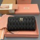 미우 미우 Miu Miu 5MO506 지갑 Black 20cm