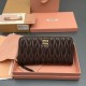 미우 미우 Miu Miu 5MO506 지갑 Brown 20cm
