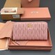 미우 미우 Miu Miu 5MO506 지갑 Light pink 20cm