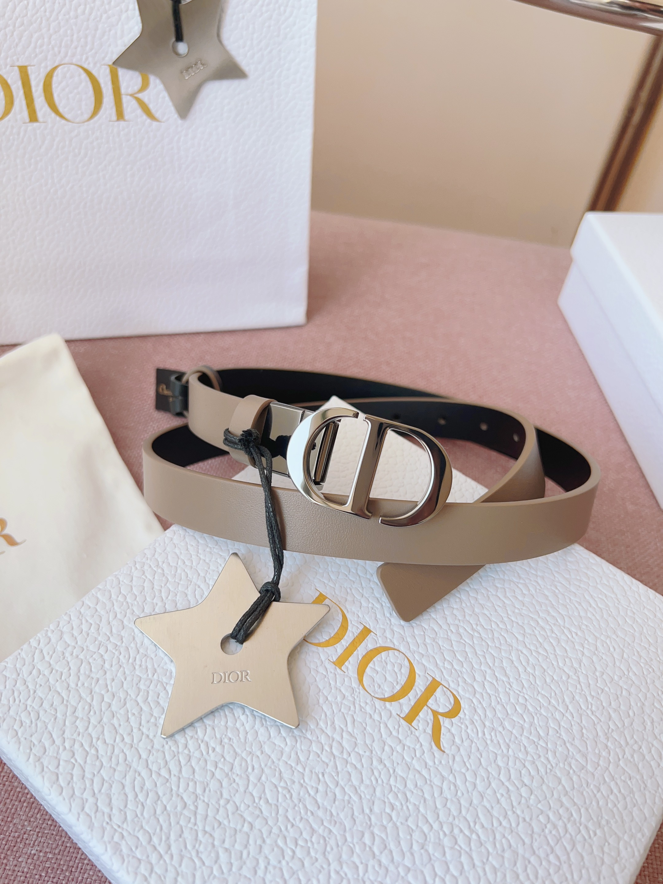 디올 Dior Montaigne double-sided 벨트 20mm