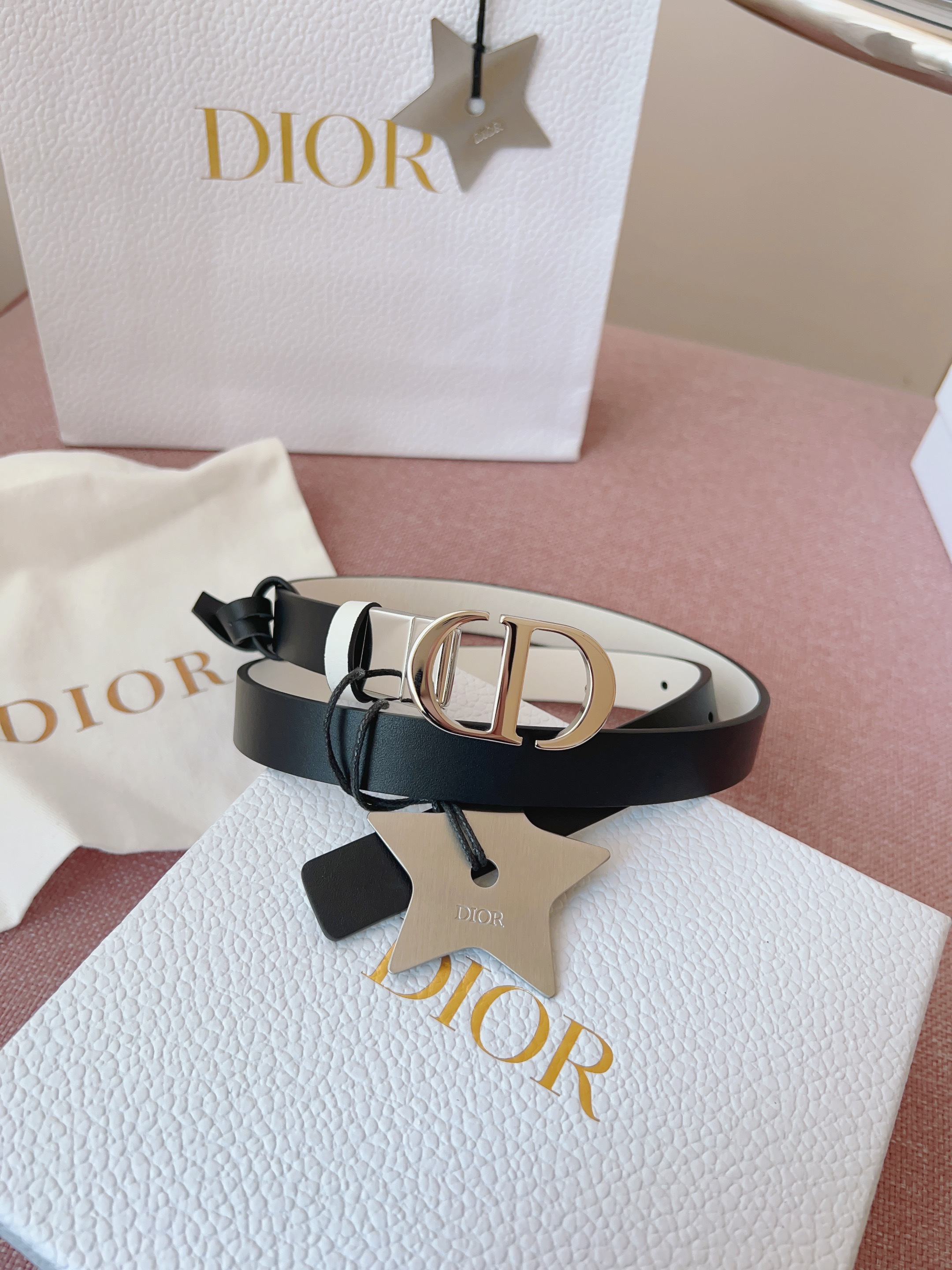 디올 Dior Montaigne double-sided 벨트 20mm