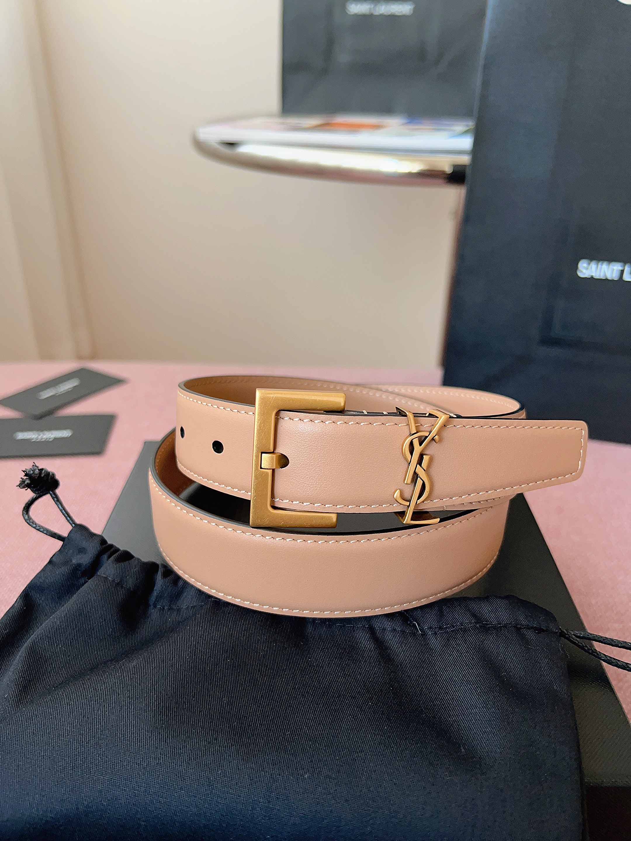 생로랑 Saint Laurent 벨트  30mm