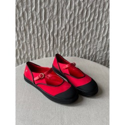 샤넬 CHANEL 26M G47139 Coco Beach 메리제인 Red