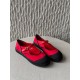 샤넬 CHANEL 26M G47139 Coco Beach 메리제인 Red