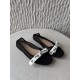 디올 Dior J'Adior 발레 플랫 메쉬 Black