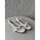 디올 Dior J'Adior 발레 플랫 메쉬 White